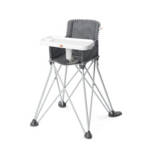 BRIGHT STARTS Pop 'N Dine Folding High Chair, with Carry Bag, Cup Hold