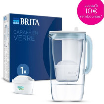 Brita Carafe filter in blue glass included 1 Maxtra Pro All-1 cartridg