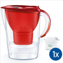Brita Carafe filter Marella Red (2.4L) included 1 filter cartridge Max