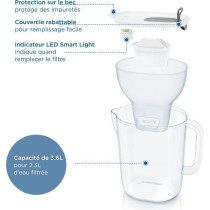 Brita Carafe Filtering Style XL Gray (3.6L) included 1 MAXTRA PRO all-