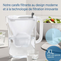 Brita Carafe Filtering Style XL Gray (3.6L) included 1 MAXTRA PRO all-