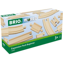 BRIO World - 33401 - Evolution Set Beginners -11 Rails - Wooden Toy