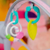 Portable and compact swing - BRIGHT STARTS - Pink Paradise - Automatic