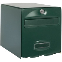 BURG WACHTER Galvanized steel Balthazar mailbox - 1 door - Green