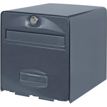 Box Burg Wachter Balthazar 2 doors - On foot - Galvanized steel - Tota