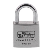 Set of 2 padlocks - BURG WACHTER - DUO 770 30 SB - 30 mm Alutitan, dou
