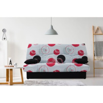 Clic clac 3 places DREAM - Tissu 100% Coton imprimé Planete - Couchag
