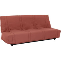Banquette clic clac 3 places - Terracotta - 100% coton - L 193 x P 92