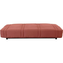 Banquette clic clac 3 places - Terracotta - 100% coton - L 193 x P 92