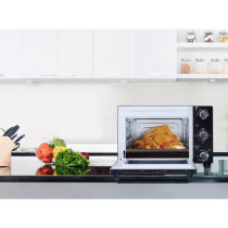 Continental Edison CEMF22B - Electric minifour 22L Black - 1300W - Rot