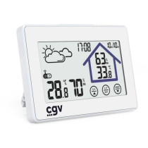 Wireless weather station - CGV - MY METEO-1BM - Touch control - Clock