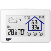 Wireless weather station - CGV - MY METEO-1BM - Touch control - Clock