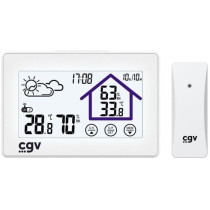 Wireless weather station - CGV - MY METEO-1BM - Touch control - Clock