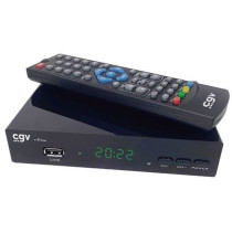 TNT receiver-recorder - CGV - e-ETIMO - DVB-T2 HEVC 265 - RJ45 - Full