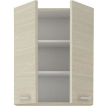 Chamonix High furniture - 2 hinged doors - melamine - chene decor - L