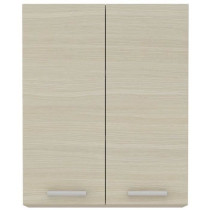 Chamonix High furniture - 2 hinged doors - melamine - chene decor - L