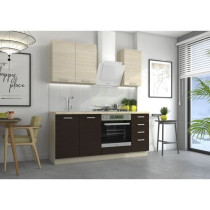Chamonix High furniture - 2 hinged doors - melamine - chene decor - L