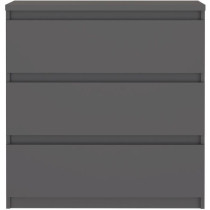 Chest of drawers - CHELSEA - 3 drawers - Anthracite - 77.2 x 42.2 x 79