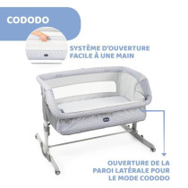 CHICCO - Next2Me Dream Silver co-sleeping cot