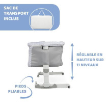 CHICCO - Next2Me Dream Silver co-sleeping cot
