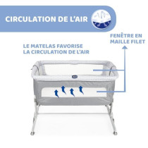 CHICCO - Next2Me Dream Silver co-sleeping cot
