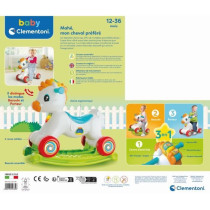 Clementoni - Rocking horse and wheels - Mane with intercation buttons