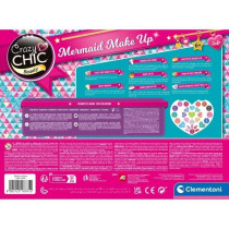 Clementoni - Crazy Chic - Mermaid Makeup - Eye shadows, lip gloss and