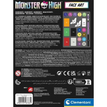 Monster High Makeup Set - Clementoni - Palette containing powders, sha
