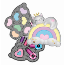 Clementoni - Rainbow Makeup Set - 2 eyeshadow palettes, lipstick and n