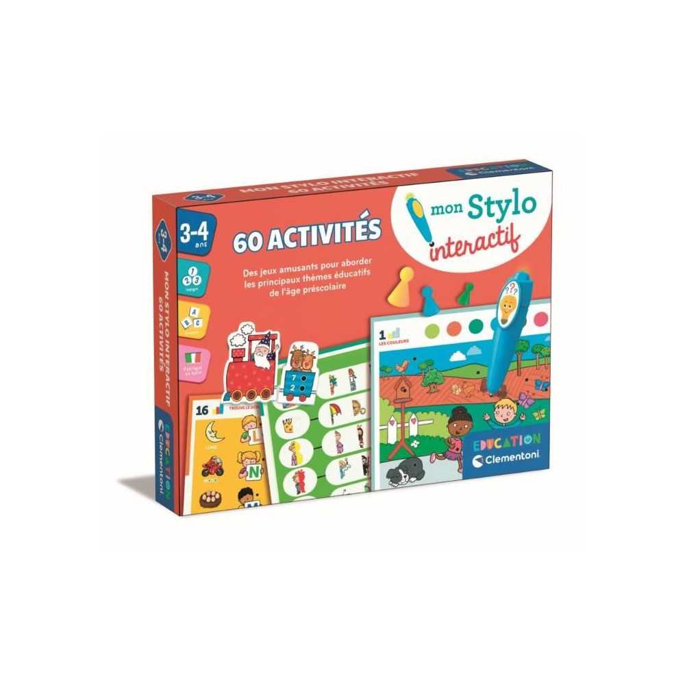 CLEMENTONI - My interactive pen - 60 educational activities - Light an CLEMENTONI - My interactive pen - 60 educational activities - Light an