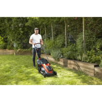 BLACK & DECKER Cordless Lawnmower 38 cm LITHIUM 36V -2Ah - 2 batteries