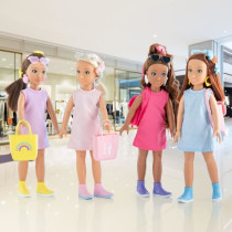 Valentine Shopping Box COROLLE GIRLS - mannequin doll - 6 accessories