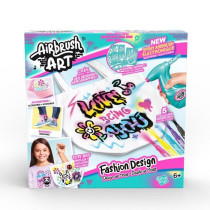 Canal Toys - Airbrush Art - Fashion Design Kit with electronic spray,