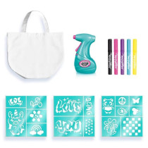 Canal Toys - Airbrush Art - Fashion Design Kit with electronic spray,