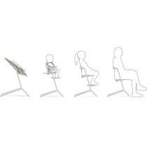 CYBEX - Lemo 2 Adjustable High Chair - Sand White