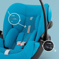 CYBEX - Gr0+ Cloud G i-Size car seat - Plus fabric - Beach Blue