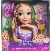 Hairdressing head - DISNEY - Rapunzel Deluxe - 12 accessories - Fake n