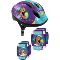 Set with Helmet and protections with elbow and knee pads - DISNEY - WI