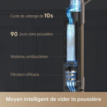 DREAME Z10 cordless vacuum cleaner with emptying station - Lithium ion
