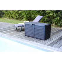 Eda Baya Garden Bay Plastic 420 liters - Imitation Wood Decor - Anthra