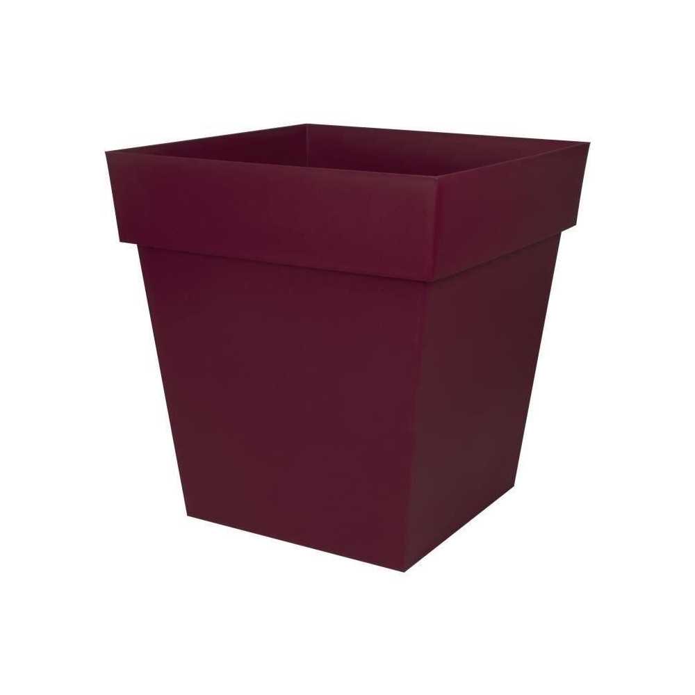 EDA TUSCANY Square Flower Pot 50 cm - Volume 87 L - 49.5 x 49.5 x H.52 EDA TUSCANY Square Flower Pot 50 cm - Volume 87 L - 49.5 x 49.5 x H.52
