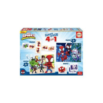 2 basic educational games and 2 puzzles - EDUCA - Educa Superpack Spid