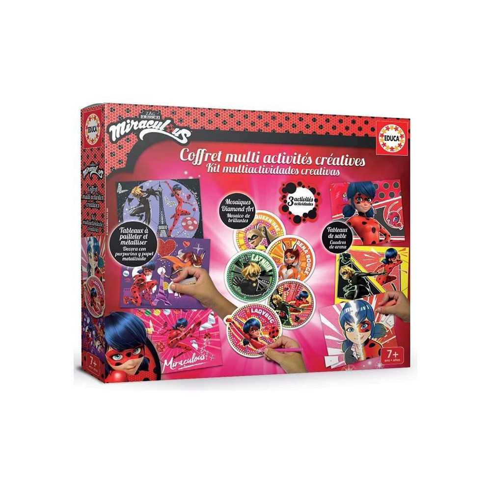 Multi-activity box Miraculous Ladybug - Creative hobbies - EDUCA - 189