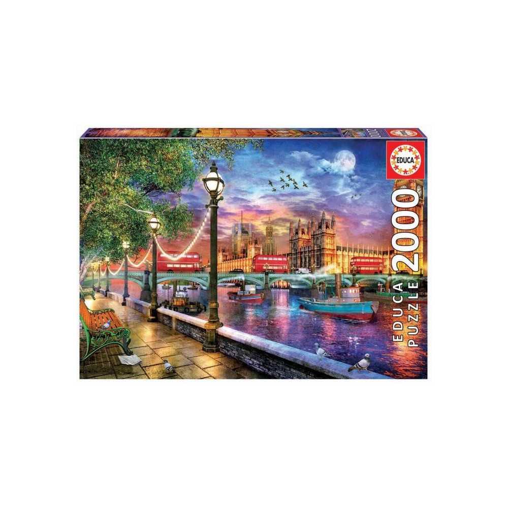 EDUCA - Puzzle - 2000 London at sunset EDUCA - Puzzle - 2000 London at sunset
