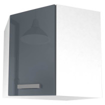START Kitchen cabinet top corner L 58 cm - glossy gray