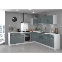 START Kitchen cabinet top corner L 58 cm - glossy gray
