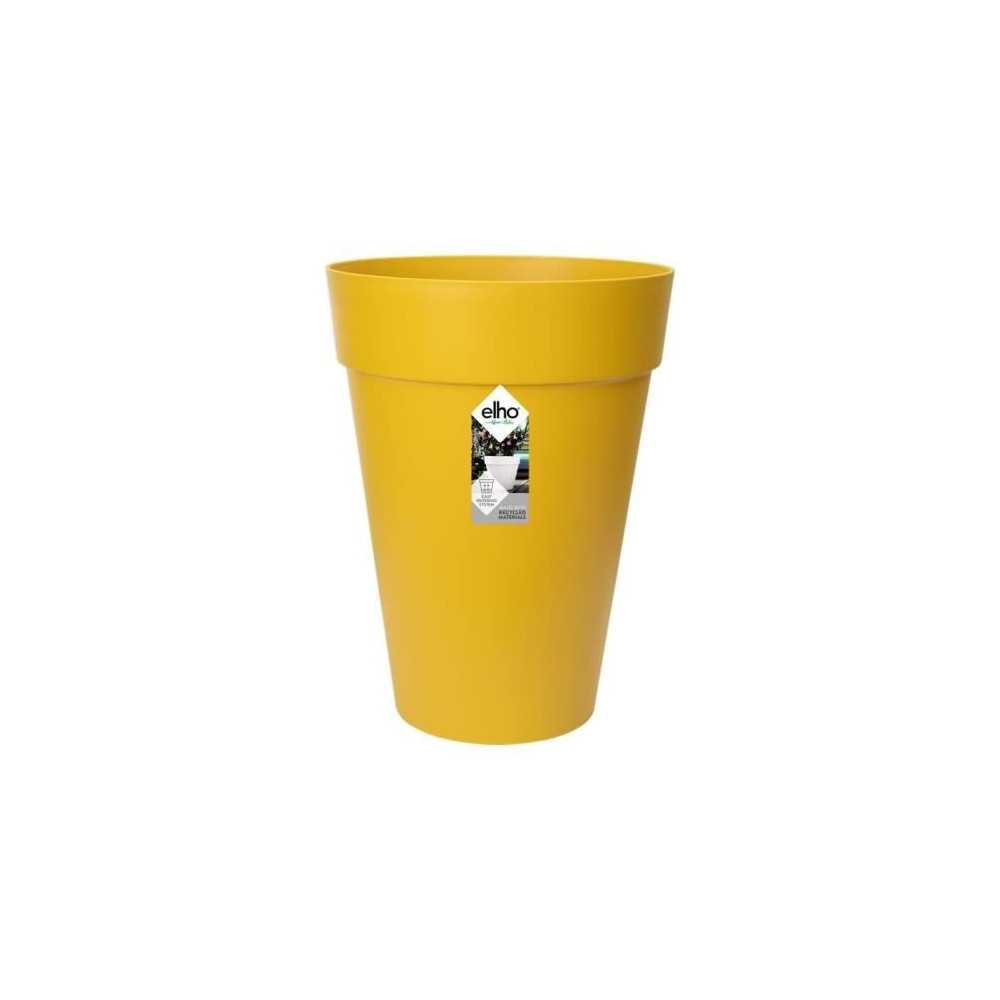 ELHO Loft Urban Round flower pot High 35 - Yellow - Ø 34 x H 45 cm - ELHO Loft Urban Round flower pot High 35 - Yellow - Ø 34 x H 45 cm -