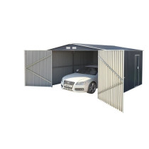 COMET Abri de jardin / Garage en métal 16 m² - 380 x 420 x 232 - Kit