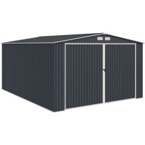ORION Abri de jardin / Garage en métal 18,2 m² - 380 x 480 x 232 - K