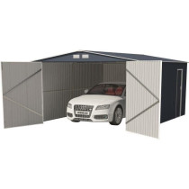 ORION Abri de jardin / Garage en métal 18,2 m² - 380 x 480 x 232 - K
